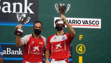 Aimar, con la Copa del Masters