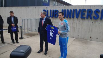 Isaac Díaz cumplió su deseo de retornar a la U tras 3 años