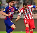Koke se volvió a ir tocado tras regresar al equipo marcando