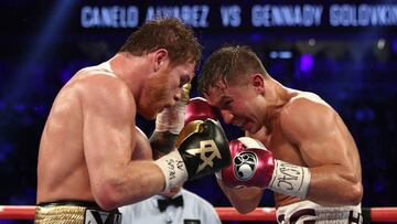 A pesar de que el mexicano ha dado negativas para concretar la trilogía contra el kazajo, los problemas de Saunders los pondrían de nuevo en el ring.