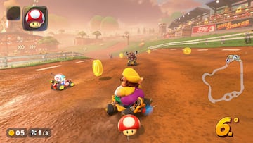 mario kart world monedas