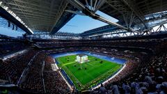 Estadio Santiago Bernabéu, durante la final de Champions en Saint-Denis.
