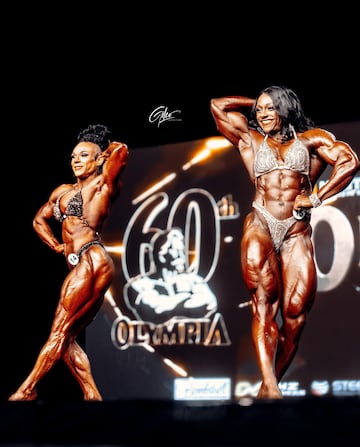 Andrea Shaw, nacida en Detroit, ha sido campeona de Ms. Olympia cinco años consecutivos (2020, 2021, 2022, 2023 y 2024).