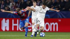 El centrocampista andaluz del Real Madrid, Dani Ceballos, durante un partido.