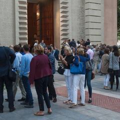 Familiares y amigos despiden
en Getxo a María Villar