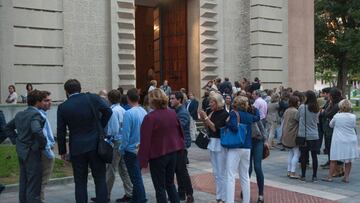 Familiares y amigos despiden
en Getxo a María Villar