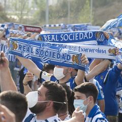 La Real empezará la pretemporada con el aliento de su afición