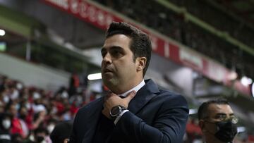 Marcelo Michel Leaño durante un partido de las Chivas