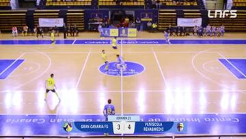 Resumen y goles del Gran Canaria FS-Peñíscola RehabMedic