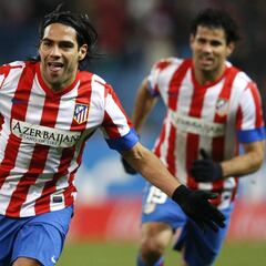 Falcao logró ante el Deportivo el último repóker del Atlético