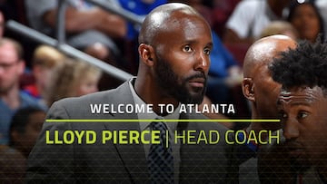 Lloyd Pierce, nuevo entrenador de los Atlanta Hawks.