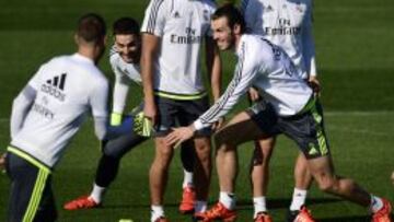 Arbeloa, en un entrenamiento.