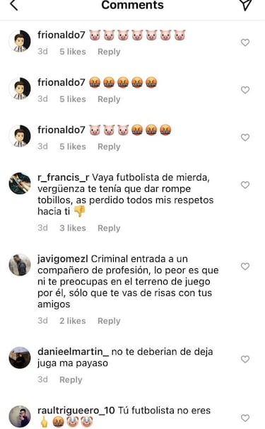 Los insultos y amenazas que ha recibido Djené tras lesionar a Ocampos