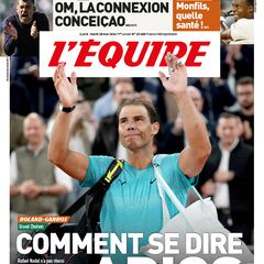 L’Équipe se rinde a Nadal: “Cómo decir adiós”