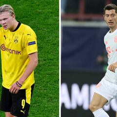 Lewandowski se interpuso entre Haaland y el Bayern