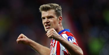 4-0. Alexander Sorloth celebra su cuarto tanto de la noche.