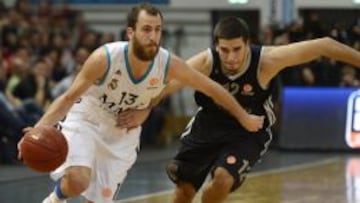 Sergio Rodríguez fue el mejor escudero de Mirotic en el segundo triunfo blanco en el Top 16.