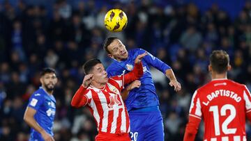 Maksimovic, el pasado sábado contra el Almería, en su partido 199 con el Getafe en Liga.