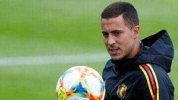 - June 7, 2019 Belgium's Eden Hazard during training REUTERS/Francois Lenoir