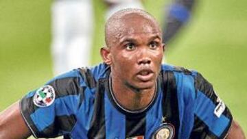 <b>PELIGRO. </b>Etoo ya ha marcado dos goles en los dos partidos oficiales jugados con el Inter.