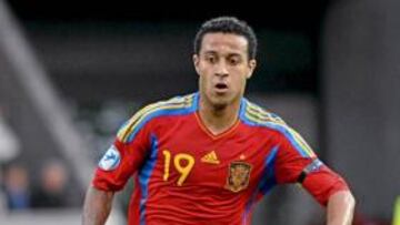 <b>EXPLOSIÓN. </b>El canterano del Barça ha brillado con la Sub-21.