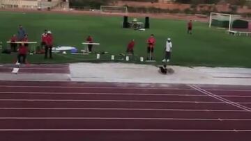 El salto de C¨¢ceres que le manda a los Mundiales de Doha