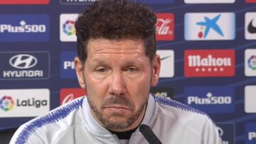 Simeone y la crisis del Madrid: "No sirve nuestra opinión"