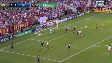 As赤 fue el gol que anot車 Carlos Carmona con Atlanta en la MLS