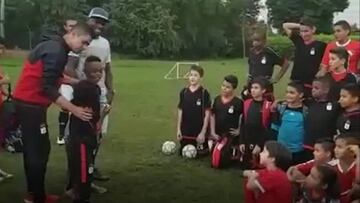 Los hijos de Armero ya entrenan en la escuela del América