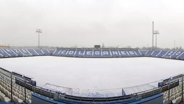 Oficial: El Leganés - Almería, aplazado sine die por la nieve