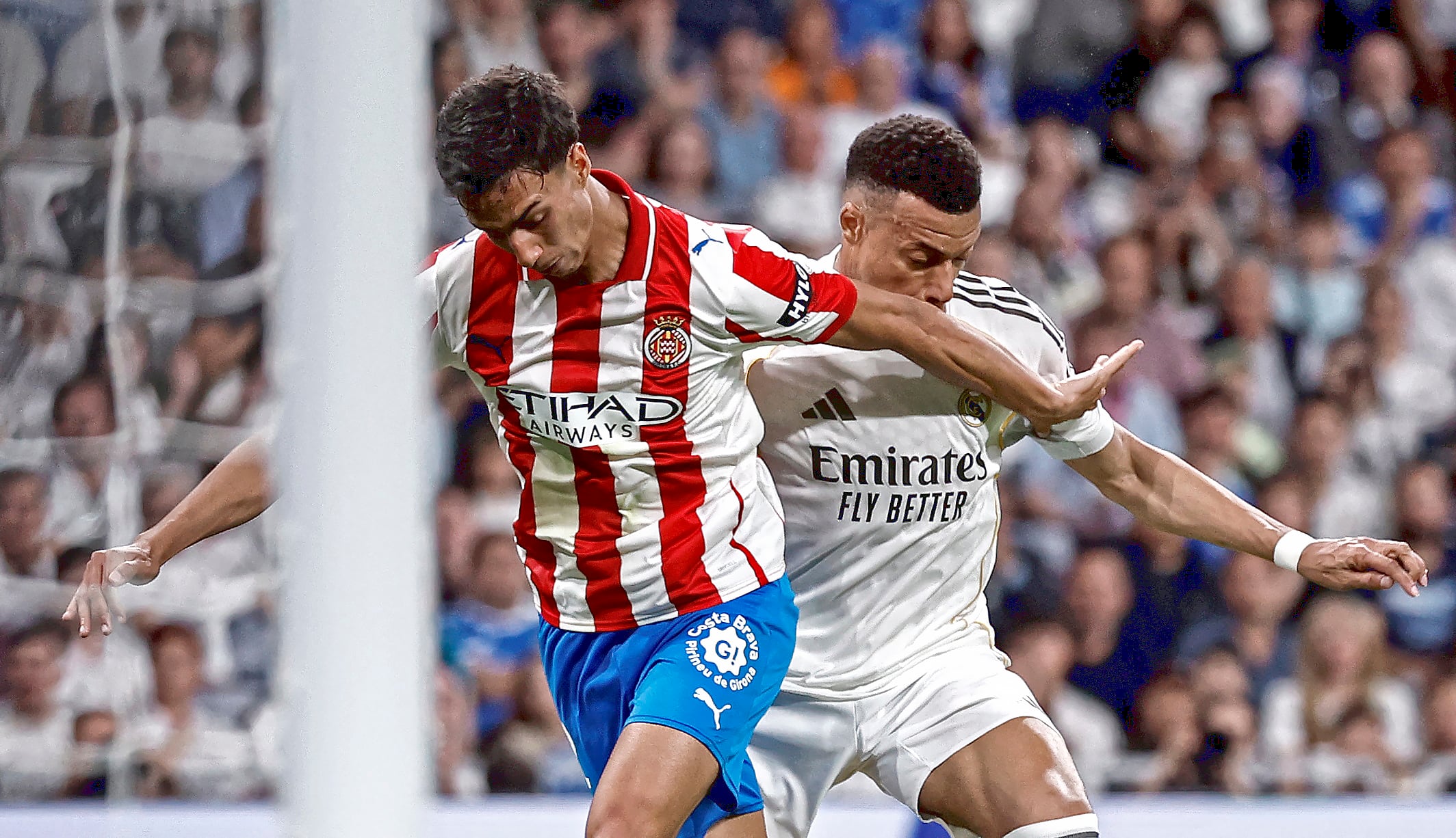 Real Madrid-Girona: el penalti no pitado a Mbappé en imágenes