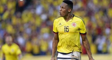 Yerry Mina with Colombia