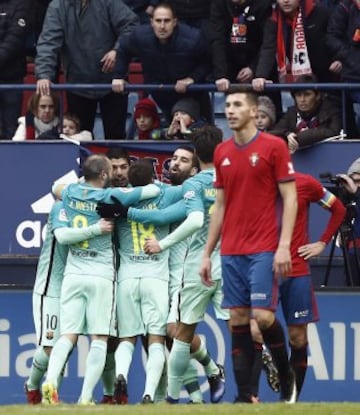 Las mejores imágenes que dejó el Osasuna vs Barcelona