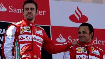 Massa: "Le dije a Alonso: eres un cabrón, pero te quiero mucho"