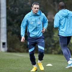 Kike García y Pedro Bigas entrenan con normalidad