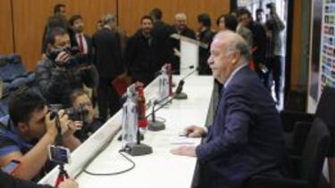 LA DECISIÓN. Del Bosque hará descartes para la Eurocopa.