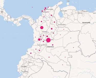 Mapa de casos y muertes por coronavirus por departamentos en Colombia: hoy, 16 de noviembre