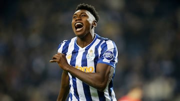 Samu celebra su gol al Miodtjylland.