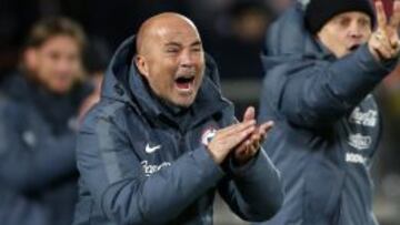 Sampaoli vivi&oacute; intensamente el duelo ante Brasil.