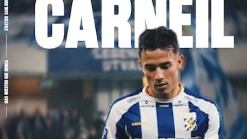 Hussein Carneil es nuevo jugador del Atlético Sanluqueño. Foto: Atlético Sanluqueño.