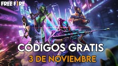 Free Fire | Códigos de hoy jueves 3 de noviembre de 2022: recompensas gratis