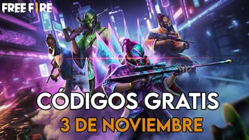 Free Fire | C車digos de hoy jueves 3 de noviembre de 2022: recompensas gratis