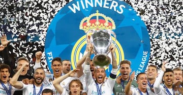 El Real Madrid con la Champions 2018.