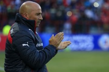 Ante alrededor de diez mil personas, los dirigidos de Sampaoli enfrentaron a Venezuela en el CAP de Talcahuano