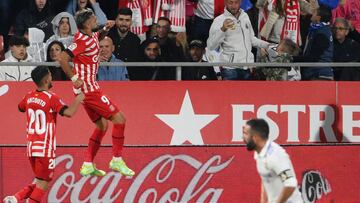 Exhibición del Girona ante el Madrid: Póker del Taty Castellanos