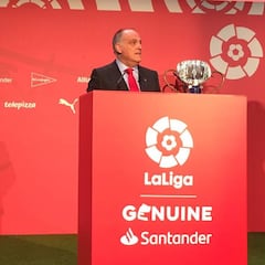 Tebas: "Confío en que el juez nos deje jugar en Miami"