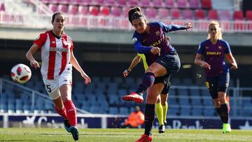 Alexia durante un partido ante el Athletic.