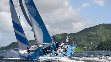 Aina Bauza, primera española en completar la Transat Café l’Or