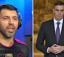 El polémico comentario del Kun Agüero sobre Pedro Sánchez