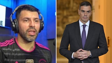El polémico comentario del Kun Agüero sobre Pedro Sánchez